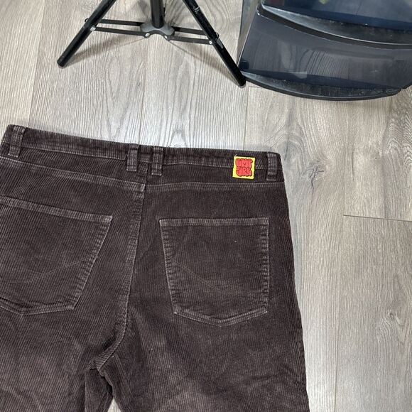Empyre Pants 36 Mens Brown Chunky Corduroy 5-Pocket Relaxed Fit Baggy Skate - Picture 7 of 7